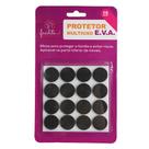 Protetor Pé De Cadeira Mesa Eva Redondo 2cm Com 16 Peças