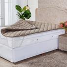 Protetor Pillow Top Caqui Solteiro Super Volumoso 300 Gramas/m² - Tecido Microfibra