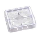 Protetor Quina Delicado Kit 4 Silicone De Móveis Mesa Cantoneira