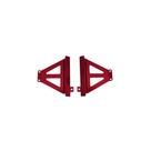 Protetor Radiador CRF 250 R 2014 2015 MX Lateral Vermelho