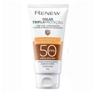 Protetor Renew Solar Triplaproteção com Cor FPS 50 Cor:Média Escura