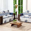 Protetor Sofa Moderno na cor Estampado Isabela 2 E 3 Lugares - Floral Azul Marinho Protetor Sofa Moderno na cor Estampado Isabela 2 E 3 Lugares - Floral Azul Marinho