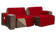 Protetor sofa retratil e reclinavel 3 lugares 1.80 de assento 2 modulos dupla face rios enxovais