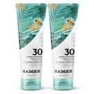 Protetor solar Badger Mineral Daily SPF 30 120 ml, pacote com 2