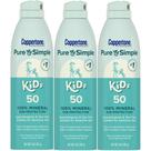 Protetor solar Coppertone Pure and Simple Kids Spray SPF 50 150mL
