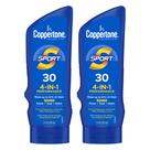 Protetor solar Coppertone SPORT SPF 30 resistente à água 200mL x2