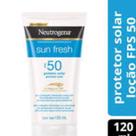 Protetor Solar Corporal Neutrogena Sun Fresh FPS 50 150ml