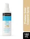 Protetor Solar Corporal Neutrogena Sun Fresh Light Spray FPS50 180ml