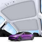 Protetor solar de teto TSLDRV para Tesla Model 3 2022-2026, bege