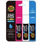 Protetor solar em bastão Sun Zapper SPF 50+ à prova d'água 36g, pacote com 3 Protetor solar em bastão Sun Zapper SPF 50+ à prova d'água 36g, pacote com 3