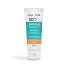 Protetor Solar Facial 12HS Triplo Fator Clareador com Vitamina C Concentrada Biosole C FPS 50 40ml