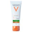 Protetor Solar Facial com Cor Vichy Capital Soleil Purify