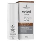 Protetor Solar Facial Episol FPS 50 Color Médio Escuro 18g Stick