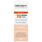 Protetor Solar Facial Helioderm FPS70 Oil Fre Bege Claro 50g
