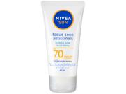 Protetor Solar Facial Nivea Sun Toque Seco Antissinais FPS 70 Loção 40ml