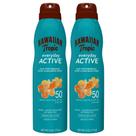 Protetor solar Hawaiian Tropic Everyday Active SPF 50, pacote duplo de 177 ml