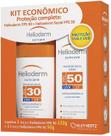 Protetor Solar Helioderm Suncare FPS 30 Loção 120g + Protetor Solar Facial Helioderm FPS 50 50g