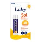 Protetor Solar Labial Laby FPS 30 Stick Sabor Morango com 4,5g Protetor Solar Labial Laby FPS 30 Stick Sabor Morango com 4,5g