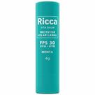 Protetor Solar Labial Ricca Menta FPS 30