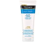 Protetor solar neutrogena sun fresh corpo e rosto loção fps 50 com 200ml
