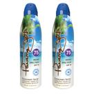 Protetor solar Panama Jack Continuous Spray SPF 75 155mL x2