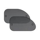 Protetor Solar Para Janela De Carro Preto, Proteção UV, 2PCS SEAMETAL, Cortina De Verão Para