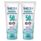 Protetor solar Safe Sea Zinc Oxide SPF50 60 ml Tamanho de viagem x2