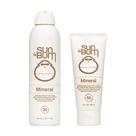 Protetor solar Sun Bum Mineral SPF 30 Spray e Loção SPF 50 2x