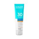 Protetor Solar Toque Seco Fps 30 120g Sunless - FARMAX Protetor Solar Toque Seco Fps 30 120g Sunless - FARMAX