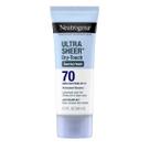 Protetor Solar Toque Seco, Ultra Sheer, FPS 70, 88mL, Neutrogena