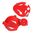 Protetor Tampas Motor CRF300F Par Proteção da Anker Cor:Vermelho Protetor Tampas Motor CRF300F Par Proteção da Anker Cor:Vermelho