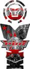 Protetor Tankpad + Bocal Resinado Frontal Pbr Cinza Claro