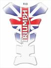 Protetor Tankpad Triumph Inglaterra Branco Grande Tiger