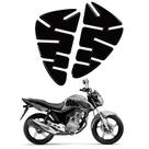 Protetor Tanque Adesivo em 3d Lateral Moto Transparente