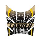 Protetor tanque moto yamaha crosser lander xtz 250 dourado