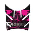 Protetor tanque moto yamaha crosser lander xtz 250 rosa
