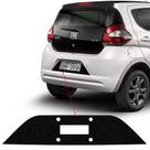 Protetor Traseiro Fundo De Placa Fiat Mobi 18 Adesivo Black