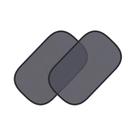 Protetor UV Para Janela Lateral De Carro, Rede De Proteção Solar SEAMETAL 2PCS, Adesivo