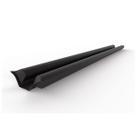 Protetor Veda Porta Rolinho Vedante Impermeável 80cm Preto