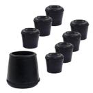 Protetores de borracha para pés de cadeira Suiwotin 8 peças 32 mm