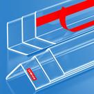 Protetores de canto de parede MONOID 100x3 cm Clear 6PCS
