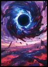 Protetores de cartas Kiiransr Black Hole Damnation 100 unidades fosco Protetores de cartas Kiiransr Black Hole Damnation 100 unidades fosco