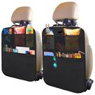 Protetores de encosto de assento de carro Enovoe, pacote com 2, 45 x 60 cm, pretos Protetores de encosto de assento de carro Enovoe, pacote com 2, 45 x 60 cm, pretos