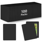 Protetores de envio de cartas colecionáveis DEDC Black, pacote com 100