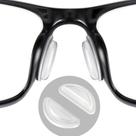 Protetores de nariz para óculos SURMAP em silicone macio, 10 pares, transparentes