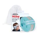 Protetores de ouvido para bebês Nuby Soft Sounds ajustáveis em azul