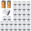 Protetores de pernas de cadeira OASMU para pisos de madeira (32 unidades) Protetores de pernas de cadeira OASMU para pisos de madeira (32 unidades)