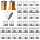 Protetores de pernas de cadeira OASMU Square Felt Furniture Pads x32 Protetores de pernas de cadeira OASMU Square Felt Furniture Pads x32