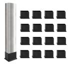Protetores de pernas para móveis Masendelk Black Chair Leg Caps