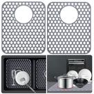 Protetores de pia Eternelovery Silicone para cozinha, 2 peças
